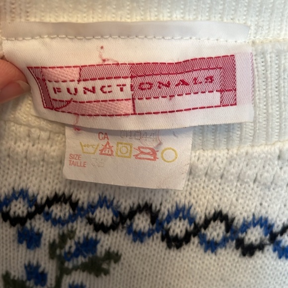 Vintage Functionals Floral Sweater - Picture 4 of 5